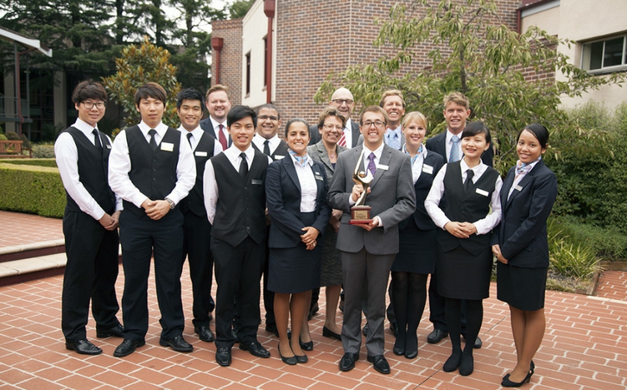 Sinh viên trường Blue Mountains International Hotel Management School